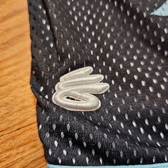 Under Armour Curry Draft Day 8" Basketball Shorts Men's XL Black White Blue Rare - Picture 2 of 13